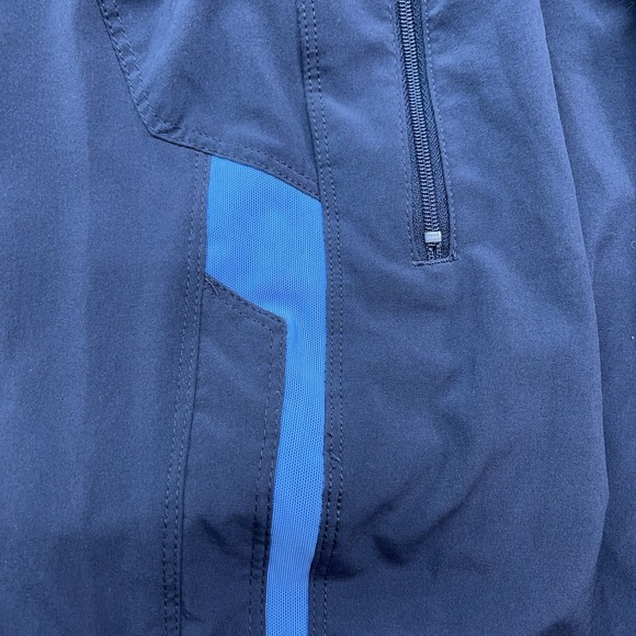 Nike Track Pants Mens XL Vtg Y2K Blue Gray Ankle Zip Wide Leg Fit Dry Streetwear - Picture 14 of 15